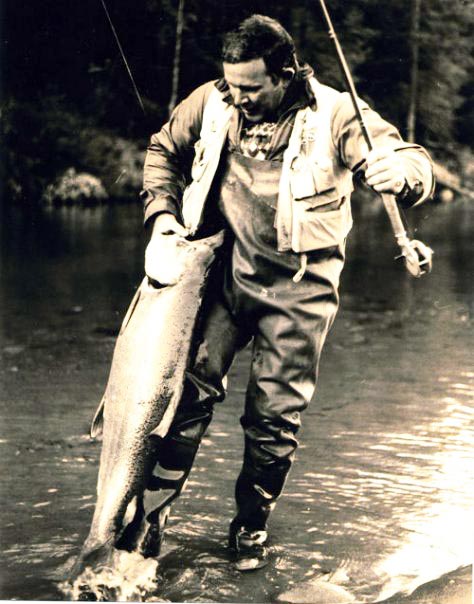 Bob Nauheim catching fish